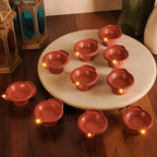 Premium LED Diya Set – Brighten Your Home This Deepavali